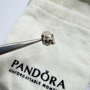 Pandora Retired Dog Charm/Bead in sterling‎ silver stamped!